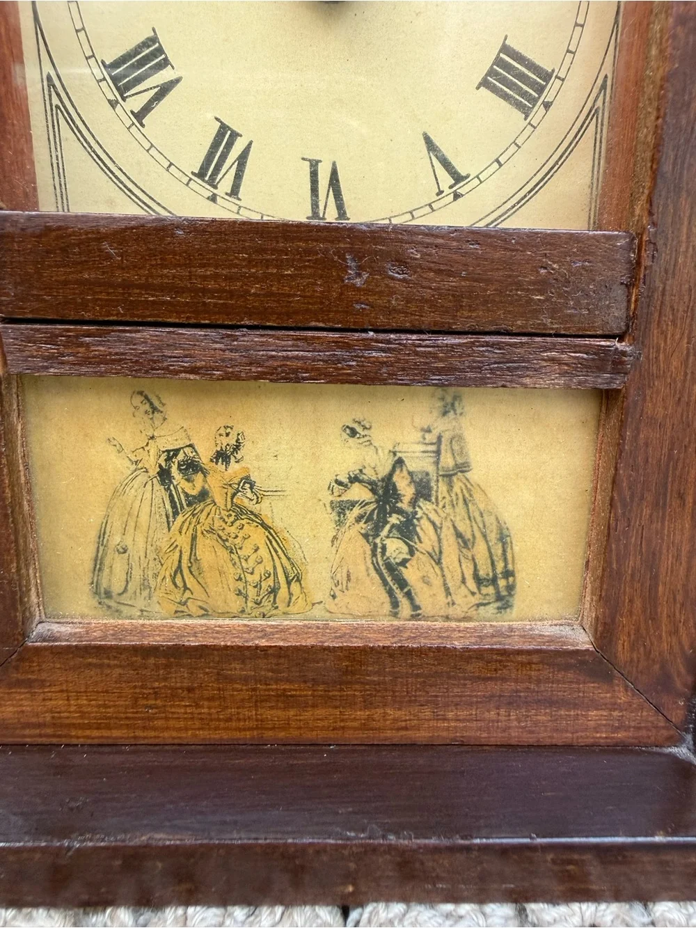 Vintage Antique Burroughs Miniature Gothic Steeple Clock Cathedral Decor As Is
